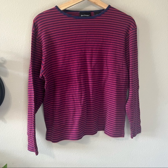 Bay Studio Stripes top Size Medium - Picture 5 of 6